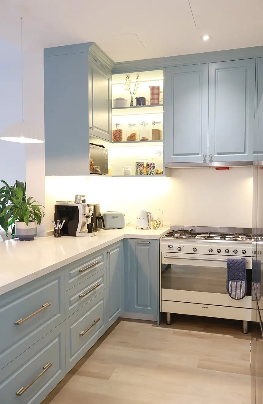 classic kitchen renovation in dubai